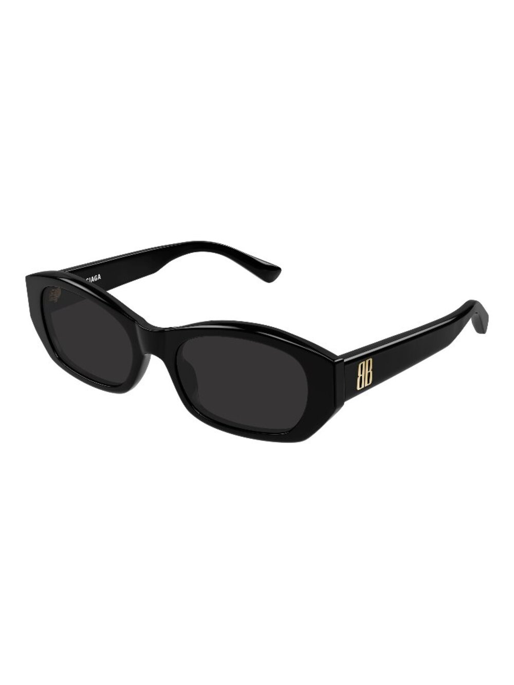 New Balenciaga Women's Sunglasses Black Grey Lens Acetate Frame BB0476S 001 54